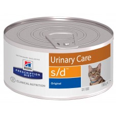 Hill's Prescription Diet Feline s/d Urinary – влажный корм для здоровья моч. путей и растворения струвитов у кошек (156 гр.) арт. 4450 Hill's Prescription Diet Feline s/d Urinary – влажный корм для здоровья моч. путей и растворения струвитов у кошек (156 гр.) арт. 4450
