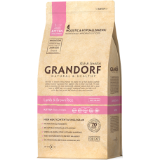 Grandorf Kitten - корм для кошек (Ягненок и рис)
