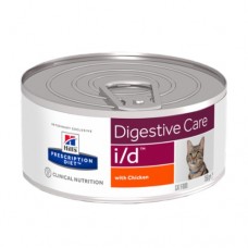 Hill's PD Feline i/d Gastrointestinal Health Chicken - консервы для профилактики забол. ЖКТ у котов и кошек (156 гр. ж/б) арт. 4628 Hill's PD Feline i/d Gastrointestinal Health Chicken - консервы для профилактики забол. ЖКТ у котов и кошек (156 гр. ж/б) арт. 4628