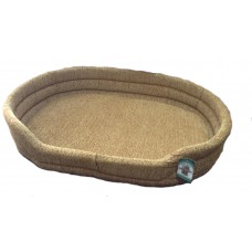 Лежак для собак овальный из мебельной ткани ГЮ-ВАС, разные размеры
