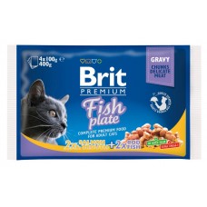 Brit Cat Fish Plate - пресервы для кошек Рыбная тарелка Brit Cat Fish Plate - пресервы для кошек Рыбная тарелка