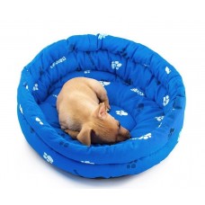 Лежак круглый стёганый Дарэлл с подушкой для собак, 70*70*22 см. (хлопок цветной, периотек) (арт. 9134) Лежак круглый стёганый Дарэлл с подушкой для собак, 70*70*22 см. (хлопок цветной, периотек) (арт. 9134)
