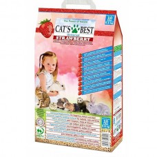 Cat's Best Universal - впитывающий древесный наполнитель с ароматом клубники