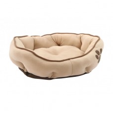 LOLO Pets Лежанка для кошек бежевая, размер М, 57х52х14 см (арт. LO 55068)