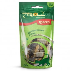 Деликатесные роллы из трески для кошек, 50 гр (арт. ТР 20171007) Triol Деликатесные роллы из трески для кошек, 50 гр (арт. ТР 20171007) Triol