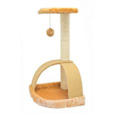 Redplastic Когтеточка Уютное место ковролиновая, угловая 45*45*84 см (арт. 8212к)