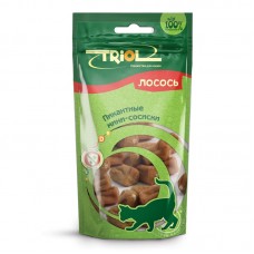 Пикантные мини-сосиски из лосося для кошек, 50 гр (арт. ТР 20171006) Triol Пикантные мини-сосиски из лосося для кошек, 50 гр (арт. ТР 20171006) Triol