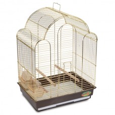 Клетка для птиц Triol, золото, 42*30*56 cм. (арт. ТР 50611020) Клетка для птиц Triol, золото, 42*30*56 cм. (арт. ТР 50611020)