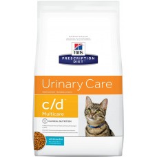 Hill's c/d Multicare Urinary Care (с океан. рыбой) - корм для кошек для кошек с заболеванием мочевыводящих путей.