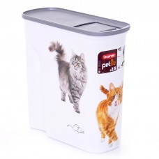 Контейнер для корма Кошкина радость , большой на 6 л (2.5 кг корма), 28x12x28 см Контейнер для корма Кошкина радость , большой на 6 л (2.5 кг корма), 28x12x28 см