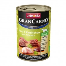 GranCarno Original Adult - консервы для собак (кролик, травы) (400 г) (арт. ВЕТ82756)