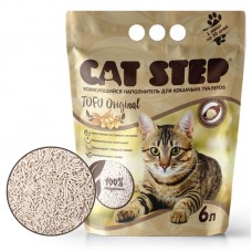 Cat Step tofu original наполнитель из сои для лотка кошки