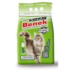Наполнитель для туалета Super Benek Optimum Зелёный чай, 5 л. Наполнитель для туалета Super Benek Optimum Зелёный чай, 5 л.