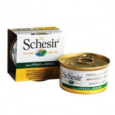 Schesir консервы для кошек куриное филе с сурими (85 гр.) Schesir консервы для кошек куриное филе с сурими (85 гр.)