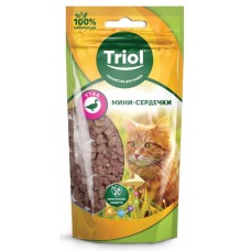 Мини-сердечки из утки для кошек, 40 г. Triol (арт. ТР 20171023)