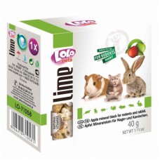 LOLO Pets Минеральный камень для грызунов с яблоком, 40 г (арт. LO 71058) LOLO Pets Минеральный камень для грызунов с яблоком, 40 г (арт. LO 71058)