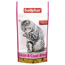 Beaphar SKIN & COAT BITS - Лакомство в виде подушечек для шерсти и кожи кошек, 35 г (арт. DAI11438) Beaphar SKIN & COAT BITS - Лакомство в виде подушечек для шерсти и кожи кошек, 35 г (арт. DAI11438)