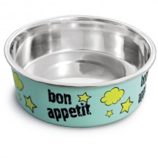 Triol Миска металлическая на резинке Bon Appetit для кошек, 0,25л (арт. ТР 30251032) Triol Миска металлическая на резинке Bon Appetit для кошек, 0,25л (арт. ТР 30251032)
