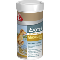 8 in 1 Excel Glucosamine+MSM-Кормовая добавка с глюкозамином и С+МСМ