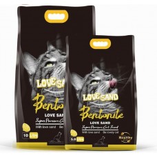 Love Sand Лимон - бентонитовый наполнитель для кошек