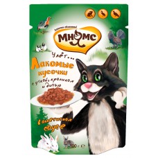 Мнямс Кот Федор - паучи для взрослых кошек Пир охотника (утка, кролик, дичь) 100 г, (арт. DAI703089) Мнямс Кот Федор - паучи для взрослых кошек Пир охотника (утка, кролик, дичь) 100 г, (арт. DAI703089)
