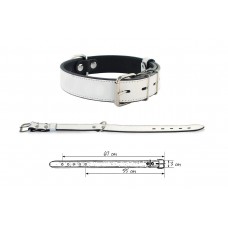 Дарэлл Ошейник «Брайт-Опцион» 2 слоя, белый, 53-65 см * 30 мм (арт. 710032бел)