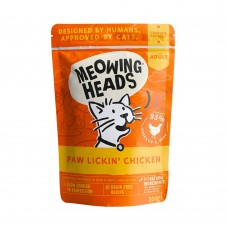 Meowing Heads - паучи для кошек с курицей и говядиной Куриное наслаждение Paw Lickin' Chicken (100 г) Meowing Heads - паучи для кошек с курицей и говядиной Куриное наслаждение Paw Lickin' Chicken (100 г)