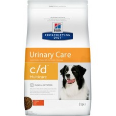 Hill's c/d Multicare Urinary Care - лечебный корм для собак при струвитном уролитиазе.
