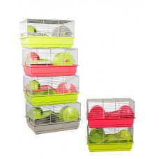 Voltrega клетка для Джунгарского ХОМЯЧКА №114, цвет серый, 39x25,5x22 см (арт. TY001114G)