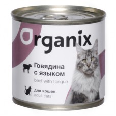 Organix корм для кошек консервы с говядиной и языком Organix корм для кошек консервы с говядиной и языком