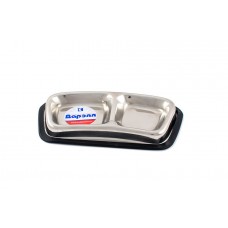 Redplastic Миска металл Дарэлл на резинке ДВОЙНАЯ д/кошек, 0,24л*2 (арт. 1029) Redplastic Миска металл Дарэлл на резинке ДВОЙНАЯ д/кошек, 0,24л*2 (арт. 1029)