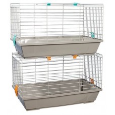 Voltrega клетка для МОРСКОЙ СВИНКИ или КРОЛИКА, цвет серый, 50,5x28x29 см (арт. TY001922G)