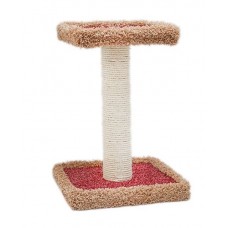 Redplastic Столбик-когтеточка Штанга, ковролин, сизаль 33*33*h55 см. (арт. RP 8441)