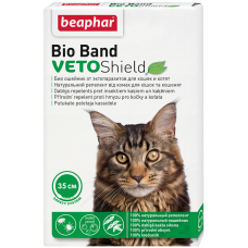 Beaphar Bio-Band PLUS cat - Ошейник от блох, клещей, комаров д/кошек и котят с 6-и недель. Защита на 4 мес (арт. DAI10664)