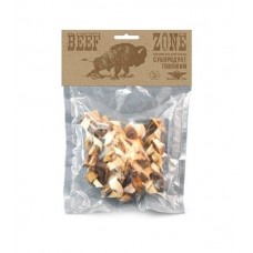 Green Qzin Косичка из сыромятной говяжьей кожи и мяса, пакет 5 шт (арт. TYZ 733119)