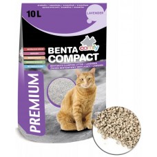 Comfy Benta Наполнитель комкующийся из бентонита Compact Lavender, с ароматом лаванды 10 л. (арт. TYZ 241983)