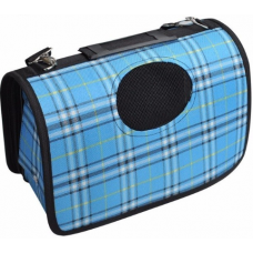 Сумка-переноска Blue для кошек жесткий каркас, с ремнем ДиАнКари Сумка-переноска Blue для кошек жесткий каркас, с ремнем ДиАнКари