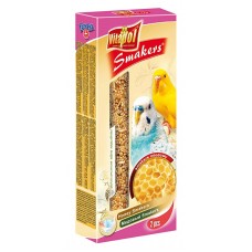 Зерновые палочки Smakers для волнистых попугаев с медом, 2 шт. 90 гр. Vitapol (арт. ZVP-2107)