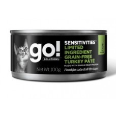 GO! Limited Ingredient Grain-Free Turkey Pâté for cats - консервы для кошек беззерновые с индейкой с чувствительным пищеварением GO! Limited Ingredient Grain-Free Turkey Pâté for cats - консервы для кошек беззерновые с индейкой с чувствительным пищеварением