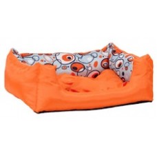 Лежак квадратный с подушкой для кошек Crazy L 55x40x19 cm