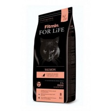 Fitmin cat For Life Salmon корм сухой для взрослых кошек с лососем Fitmin cat For Life Salmon корм сухой для взрослых кошек с лососем