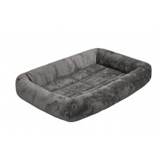 Redplastic Лежанка прямоуг. с валиком Zoo-M LAMA, серый