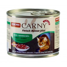 Carny Adulte - консервы для кошек, говядина, индейка, кролик (200 г, 400 г) (арт. ВЕТ83709, ВЕТ83725)
