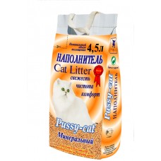 Pussy-Сat Минеральный - наполнитель впитывающий из диотамита для кошачьих туалетов (арт. TYZ PUS006)
