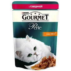 Gourmet Perle - консервы для взрослых кошек с говядиной мини-филе в подливке (85 гр.) пауч Gourmet Perle - консервы для взрослых кошек с говядиной мини-филе в подливке (85 гр.) пауч