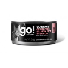 GO! Carnivore Grain Free Salmon Pate with Cod консервы беззерновые с лососем и треской для кошек GO! Carnivore Grain Free Salmon Pate with Cod консервы беззерновые с лососем и треской для кошек