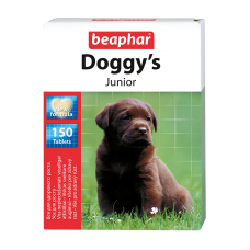 Beaphar Doggy's Junior - Кормовая добавка для щенков с 6 недель, 150 шт. (арт. DAI12575)