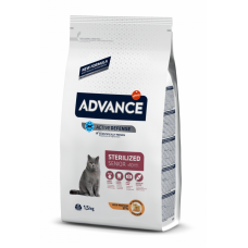 Advance Senior Sterilized - корм сухой для стерилизованных кошек старше 10 лет, курица