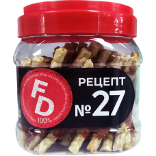 For Dogs Рецепт №27 - лакомство для собак Филе утки на жевательной палочке 500 гр. (арт. TUZ512) For Dogs Рецепт №27 - лакомство для собак Филе утки на жевательной палочке 500 гр. (арт. TUZ512)