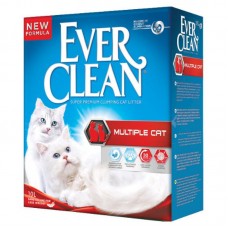 EverClean Multiple Cat - наполнитель для двух котов комкующийся из бентонита